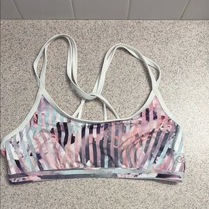 CALIA by Carrie Underwood Artistic Pink Purple Bikini